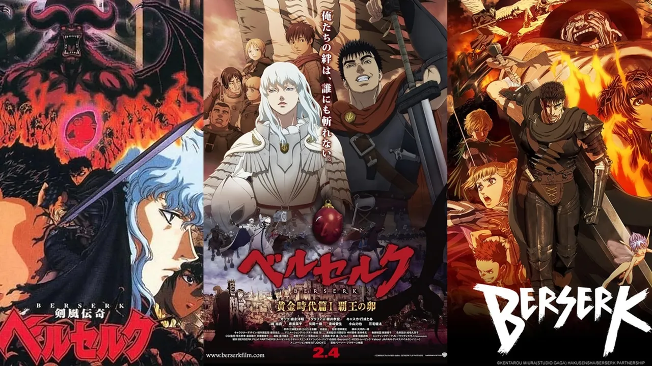 Urutan Nonton Anime BERSERK yang Benar, Beserta Sinopsis Lengkap Setiap Season