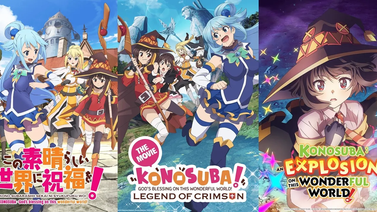 Urutan Nonton Anime KONOSUBA yang Benar, Beserta Sinopsis Lengkap di Setiap Season