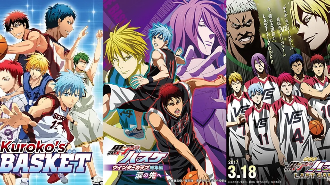 Urutan Nonton Anime KUROKO NO BASKET yang Benar, Kisah Pertarungan Basket yang Seru