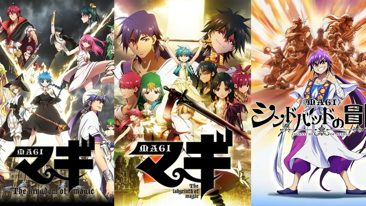 Urutan Nonton Anime MAGI yang Benar, Beserta Sinopsis Lengkap Setiap Season