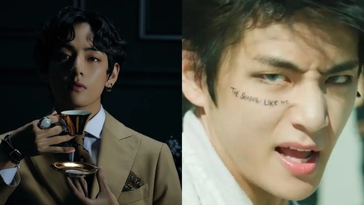 V BTS Ungkap Fakta Menarik Soal Tato di Wajah dan Lehernya Dalam Music Video 'ON'