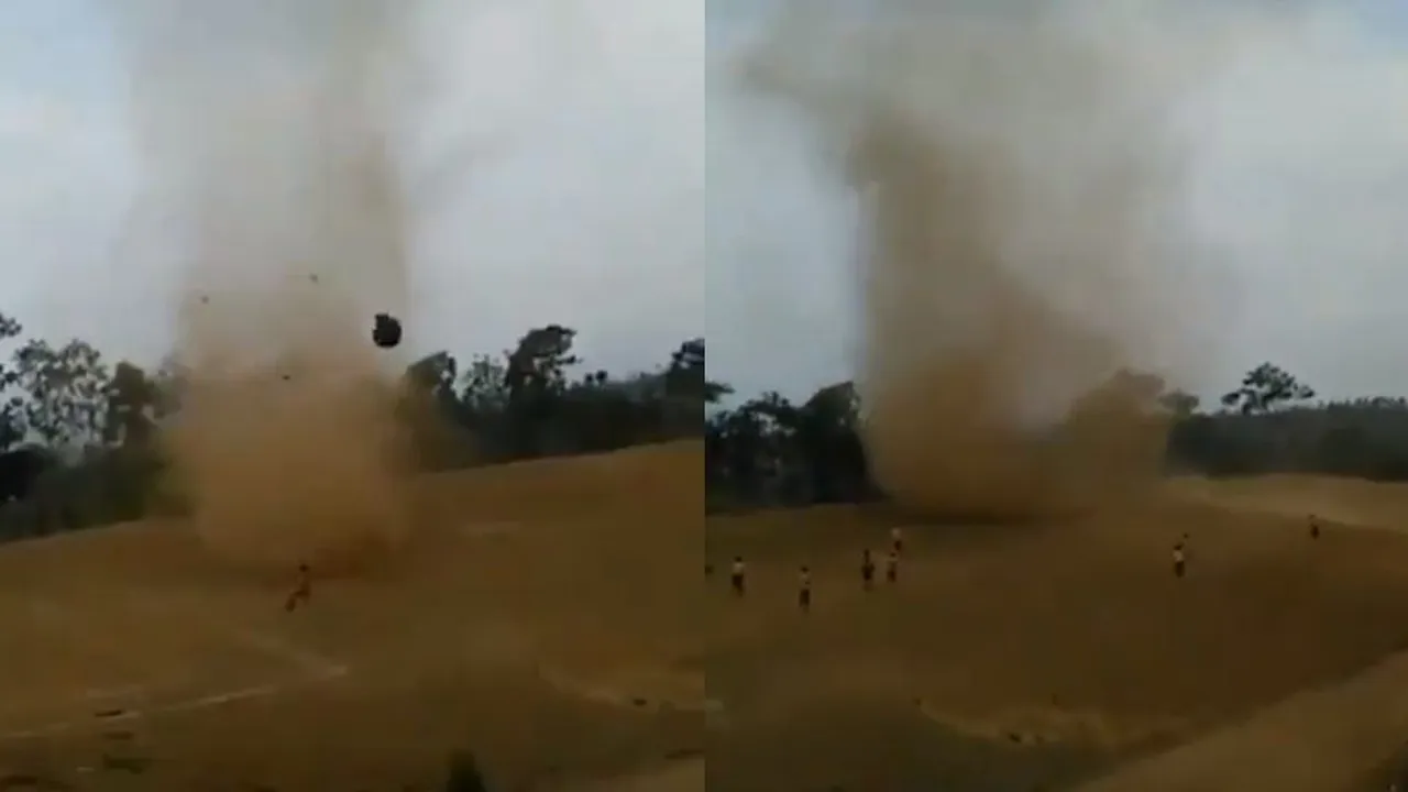 Video Angin Puting Beliung Ini Jadi Bukti Indonesia adalah Negara Paling Santai?