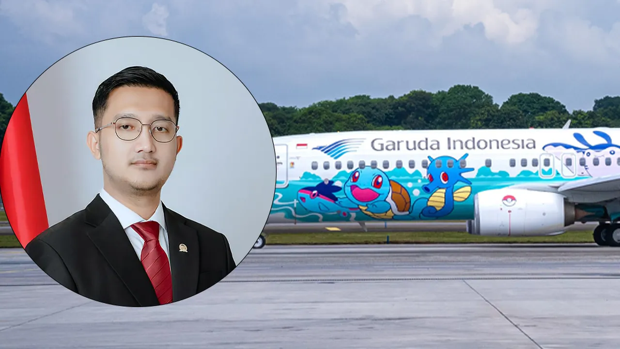 Viral Anggota DPR RI Kritik Keras Kolaborasi Garuda Indonesia dan Pokemon