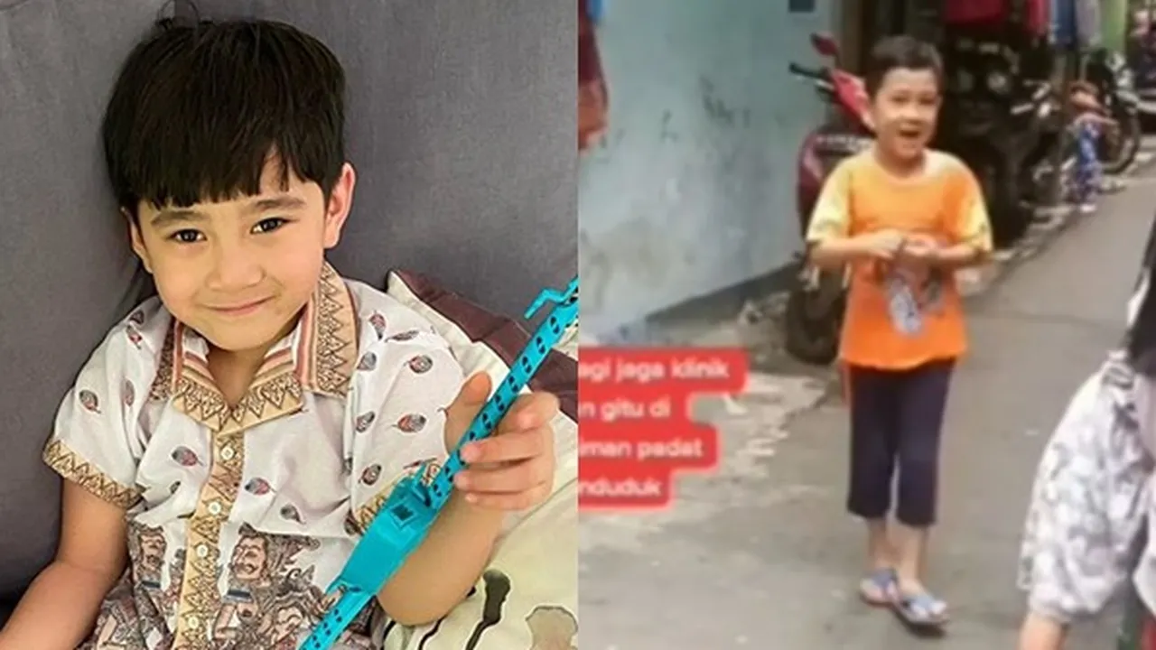 Viral Bocah Mirip Rafathar, Main di Gang Bareng Anak-Anak Kampung