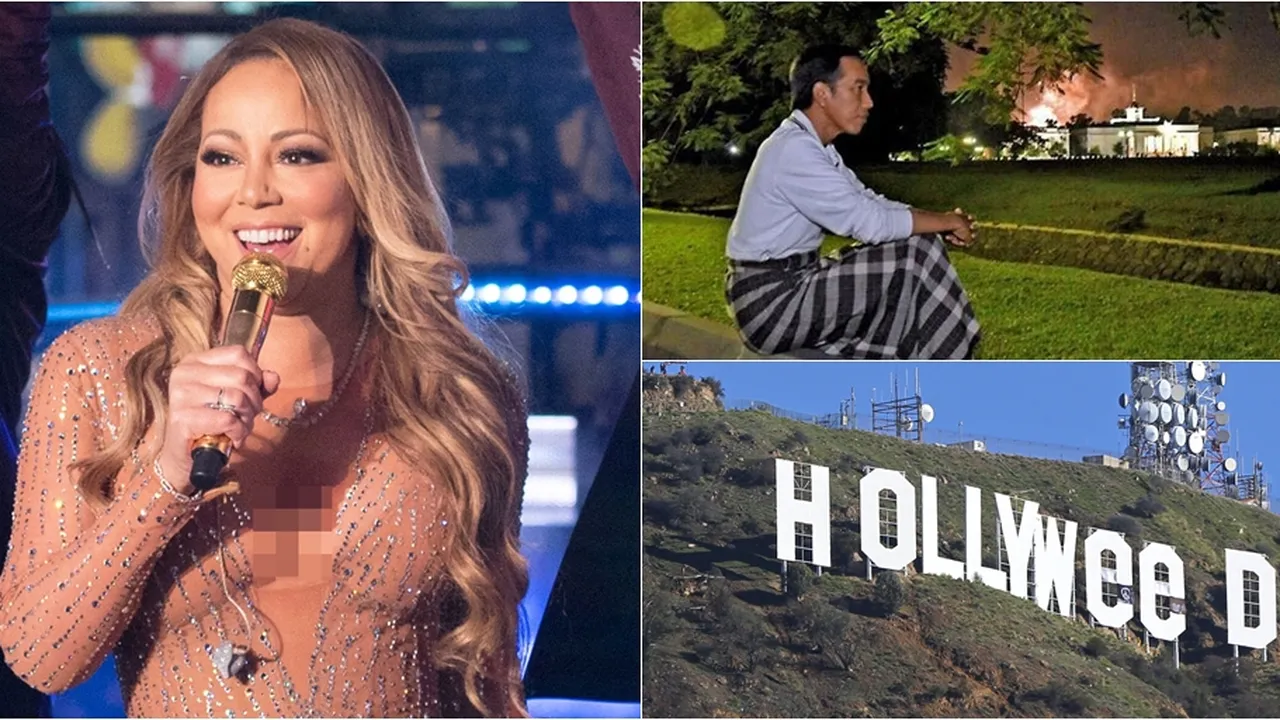 Viral, Ini Cara Jokowi Hingga Mariah Carey Meriahkan Tahun Baru