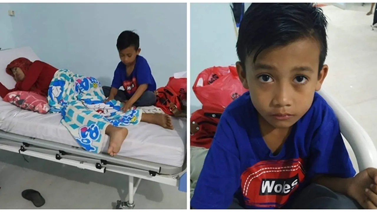 Viral Kisah Anak Yatim Antar Ibu Yang Sakit Ginjal ke Rumah Sakit, Netizen Terharu
