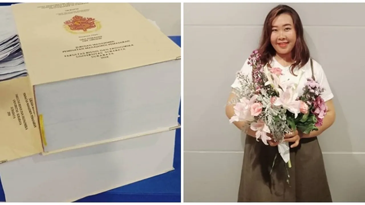 Viral! Mahasiswi Ini Bikin Skripsi Sampai 1.150 Halaman Dalam Waktu 1,5 Bulan Saja