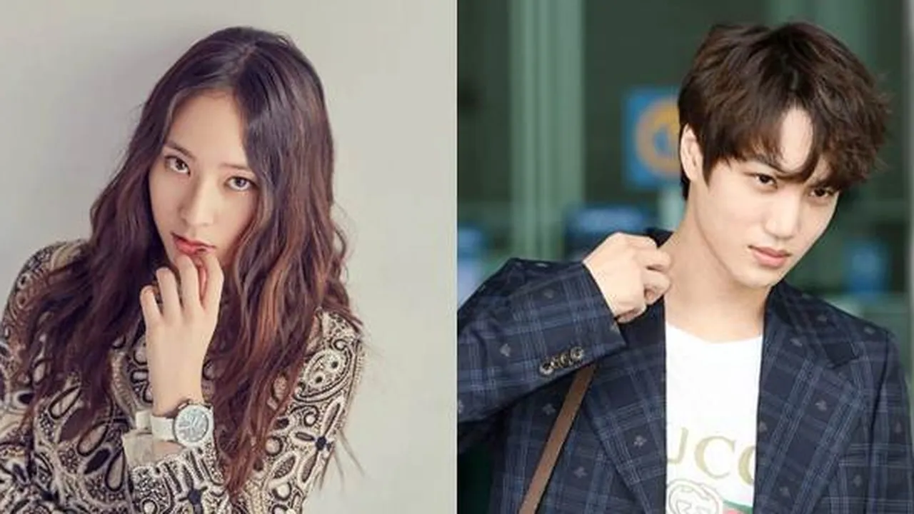 Viral! Persamaan Gaya Kai EXO dan Krystal f(x), Bikin Fans Baper Sendiri