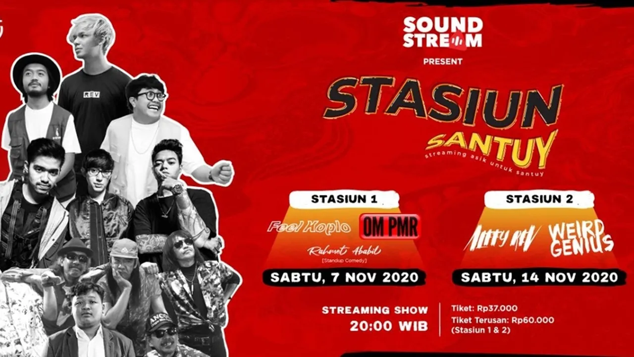 Virtual Hangout Stasiun Santuy Bakal Seru Banget, Dimeriahkan Weird Genius - Rahmat Ababil