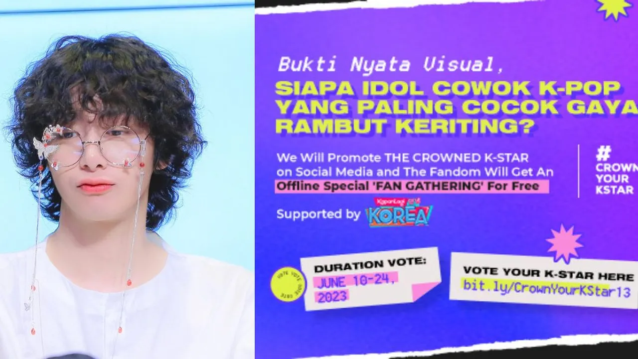 [VOTE HERE] Berani Tampil Beda, Potret Imut Hyungwon MONSTA X yang Cocok Punya Gaya Rambut Keriting!