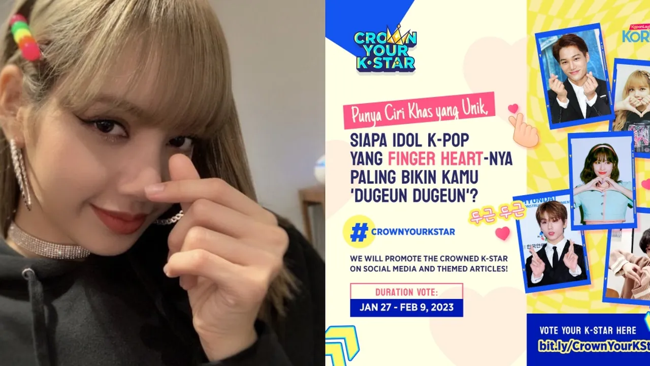 [VOTE HERE] Finger Heart Lisa BLACKPINK yang Gemes Banget, Pesonanya Pasti Bikin Kamu Jatuh Hati