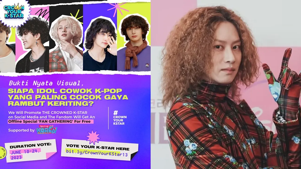 [VOTE HERE] Ketika Heechul Suju Berambut Kriting, Unik dan Unreal Sampai Disebut Mirip Disney Princess