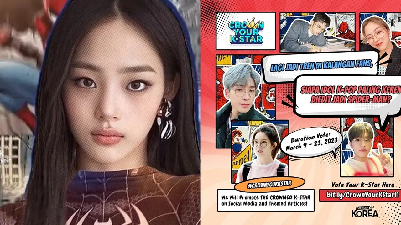 [VOTE HERE] Ketika Minji NewJeans Diedit Jadi Spider-Man, Cewe Cool yang 'Ganteng'