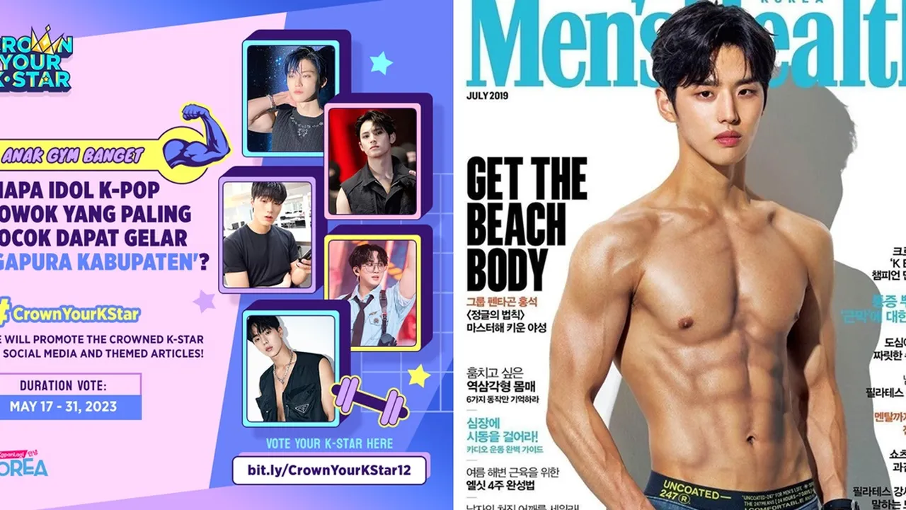 [VOTE HERE] Potret Hongseok Pentagon Pamer Tubuh Kekar dan Perut Kotak-kotak Seperti Roti Sobek, Cocok Dapat Gelar 'Gapura Kabupaten'