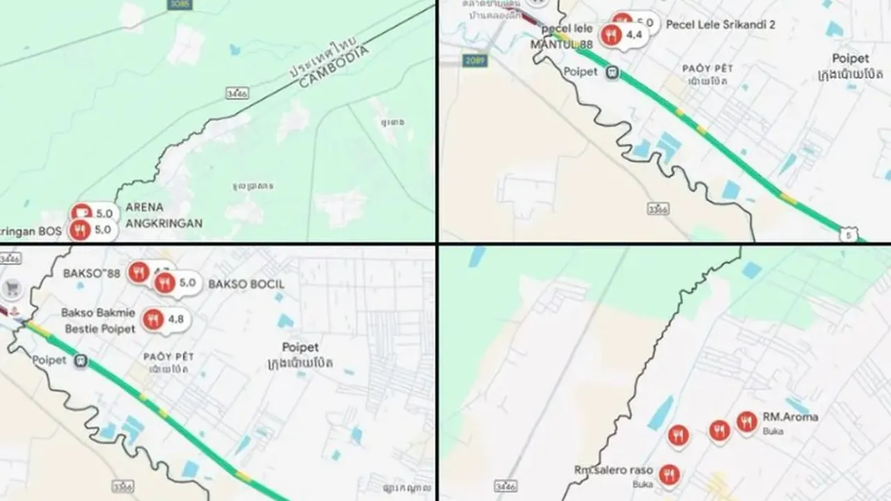 Warganet Curiga dengan Ratusan Warung Pecel Lele di Kamboja yang Terdeteksi di Google Maps, Ini 4 Faktanya Warganet Curiga dengan Ratusan Warung Pecel Lele di Kamboja yang Terdeteksi di Google Maps, Ini 4 Faktanya