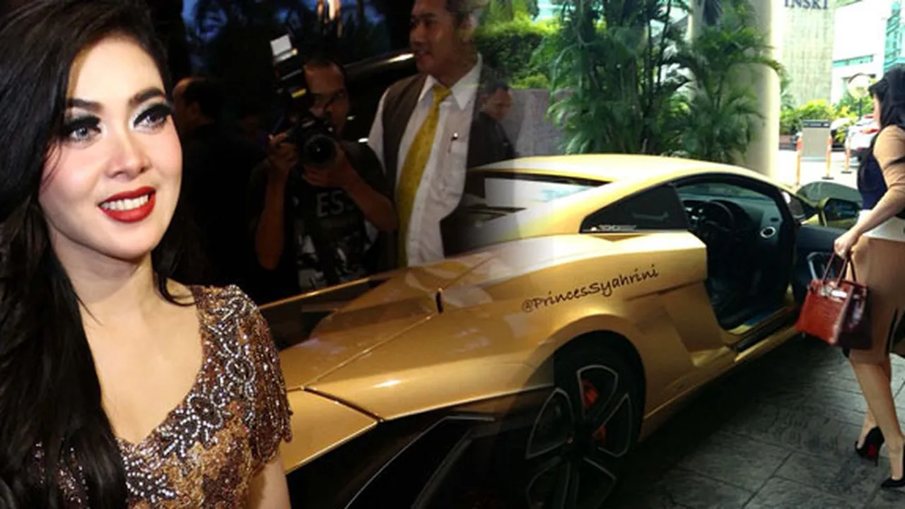 Warna-Warni Lamborghini Syahrini di 2013, Purple Hingga Gold