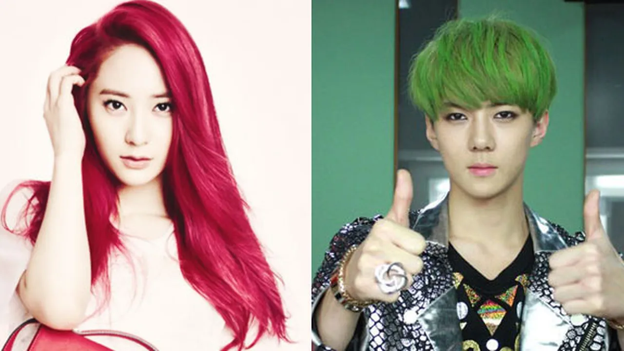 Warna-Warni Rambut Bintang K-Pop Bentuk Pelangi