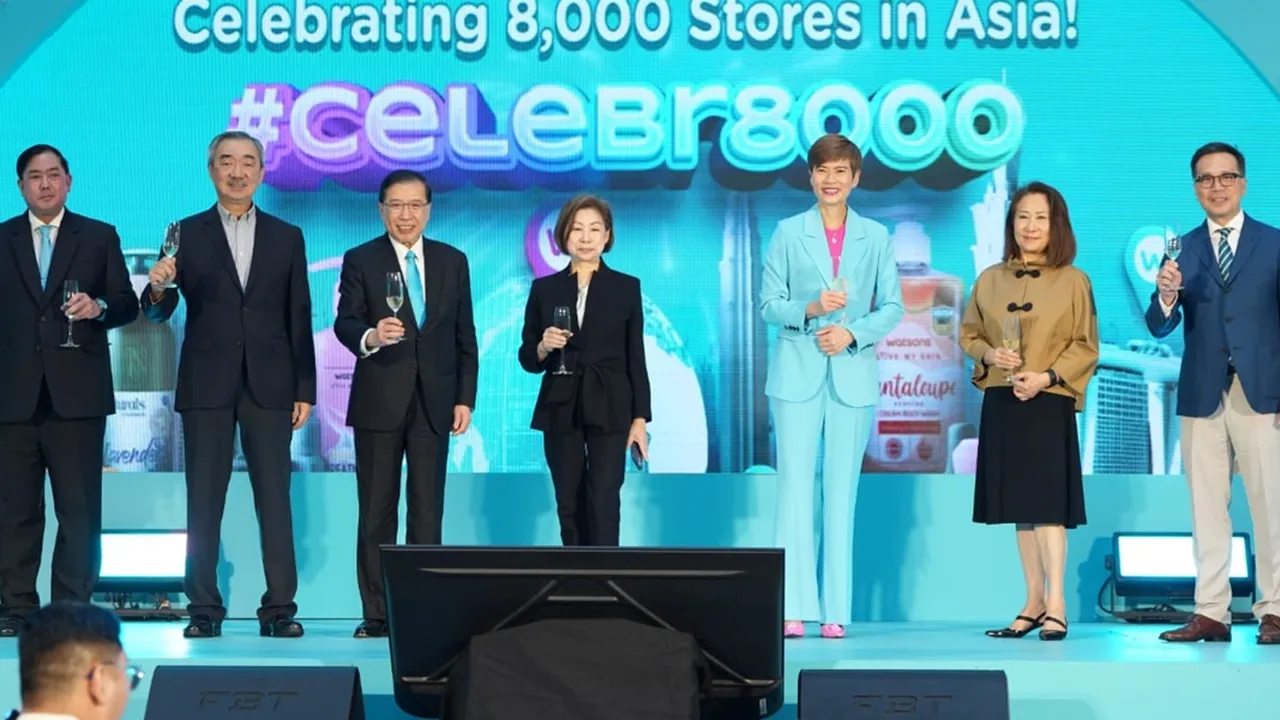 Watsons Capai Tonggak Sejarah dengan Pembukaan Toko ke-8.000 di Asia