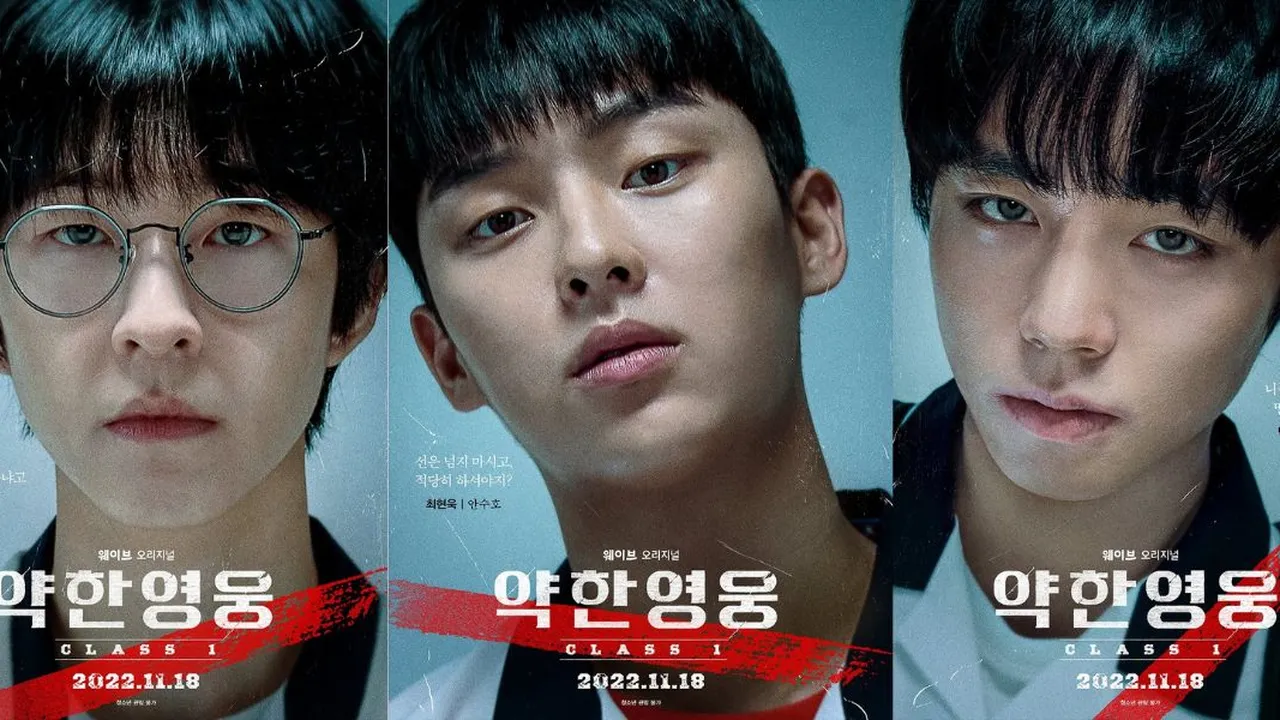 WEAK HERO CLASS 1 Rilis Poster Terbaru dengan Tampilkan Kisah Dramatis dari Setiap Karakter