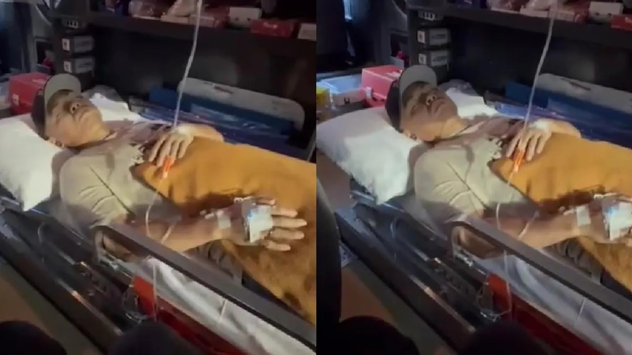Wendy Cagur Terbaring Lemah di Mobil Ambulans, Netizen Doakan yang Terbaik