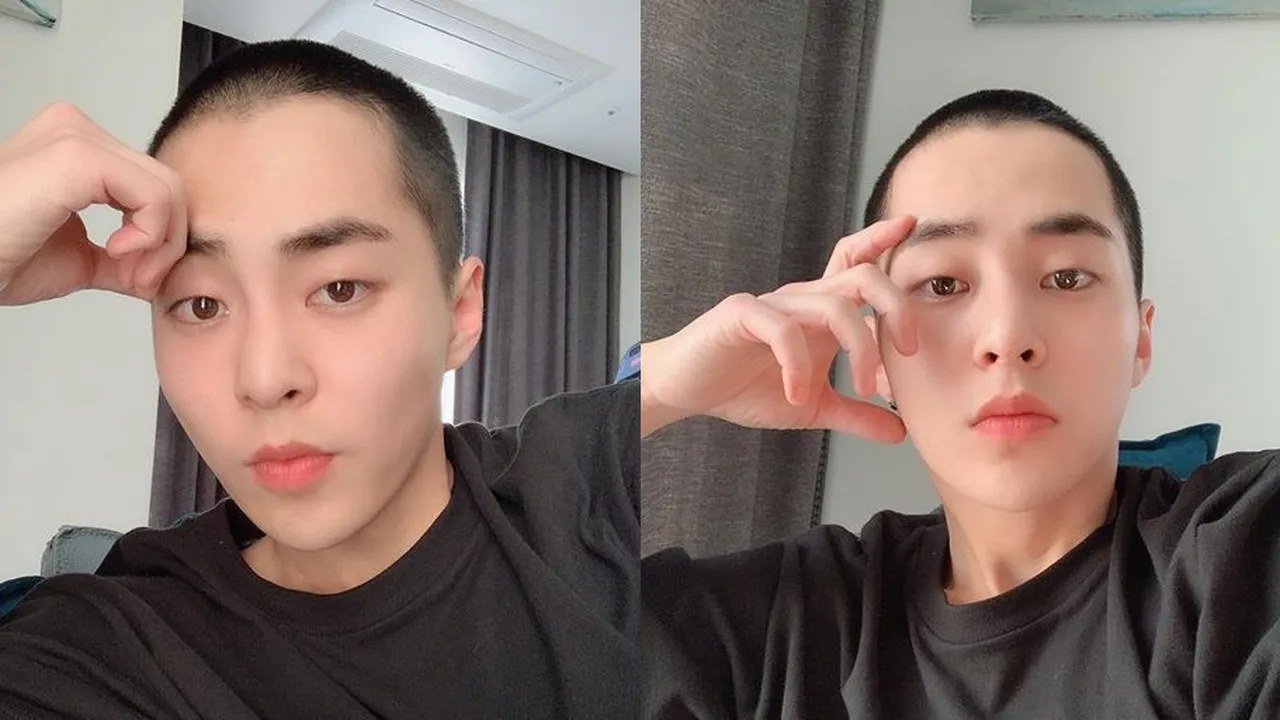 Xiumin EXO Unggah Foto Rambut Plontos, Begini Komentar Baekhyun