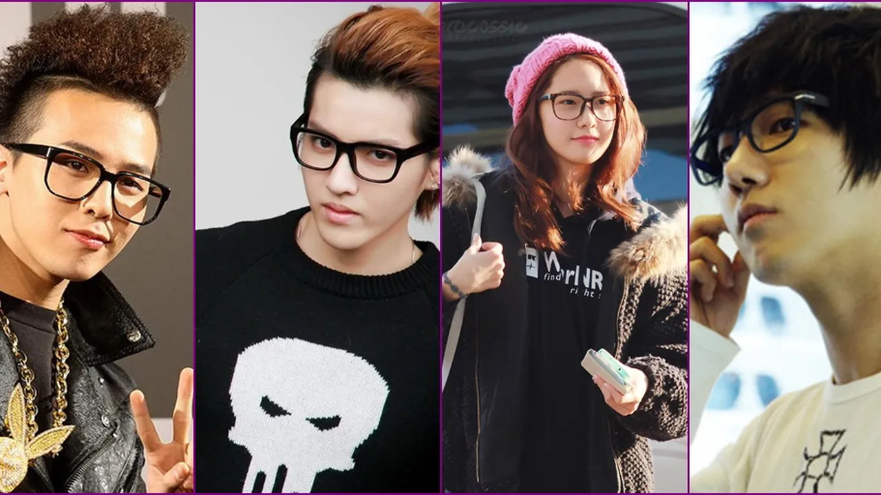 Yakin Deh, Para Idol K-Pop Ini Lebih Keren Pakai Kacamata