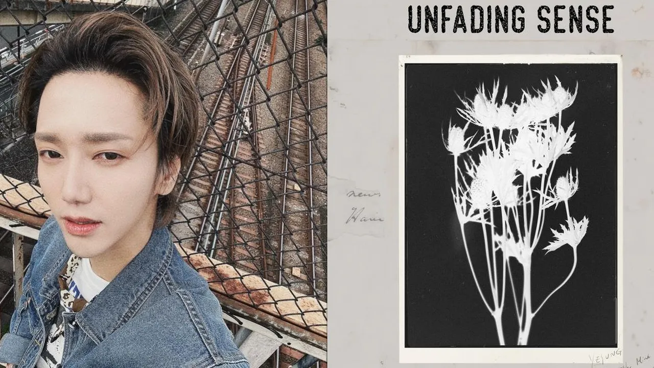 YESUNG SUPER JUNIOR Rilis Schedule Poster dari Mini-album ke-5 'Unfading Sense'