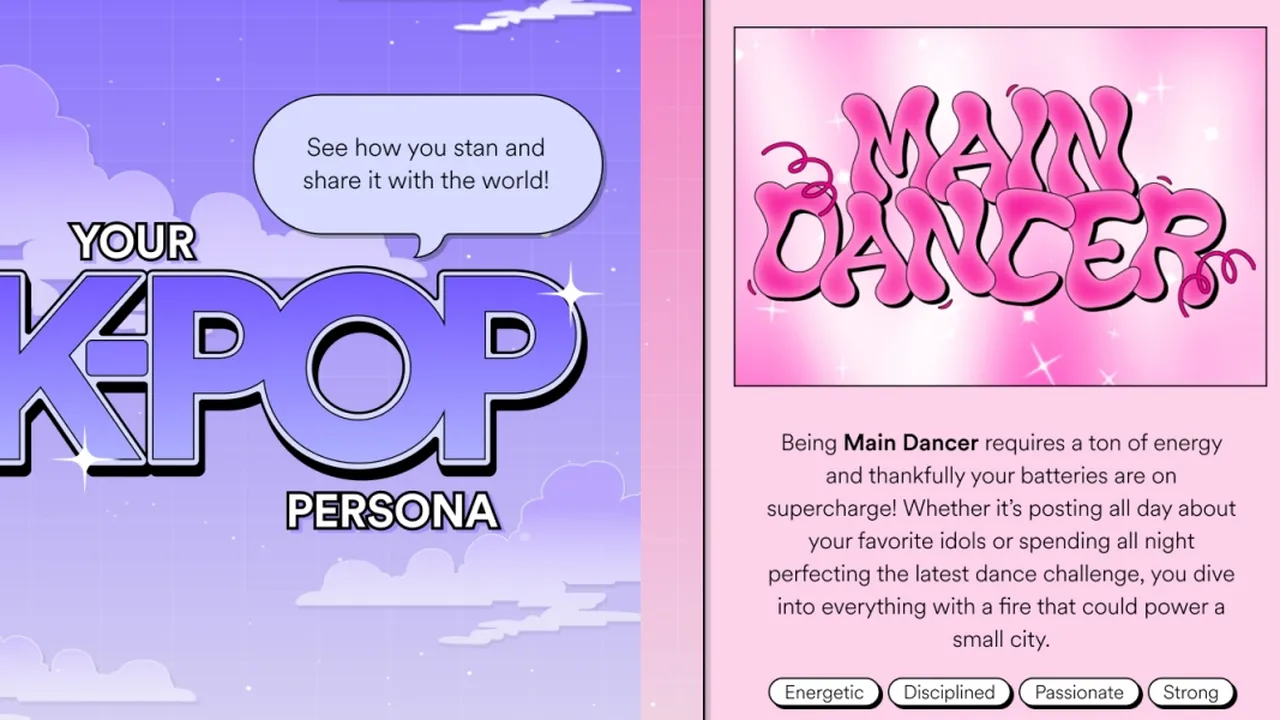 Your K-Pop Persona, Pengalaman Interaktif Spotify untuk Rayakan Fandom K-Pop dan Berbagai Keunikannya