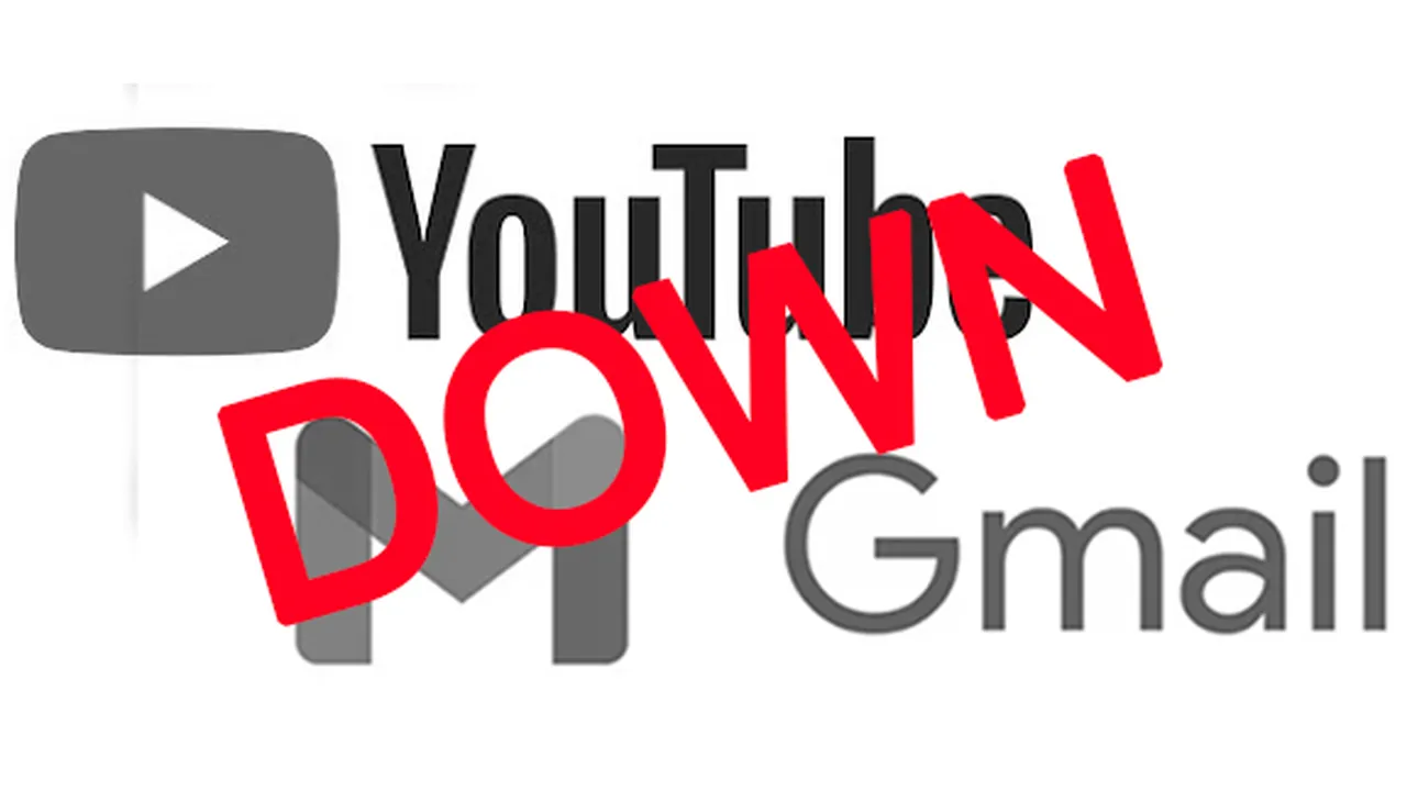 Youtube, Google dan Gmail Down Secara Bersamaan, Langsung Jadi Trending Topic