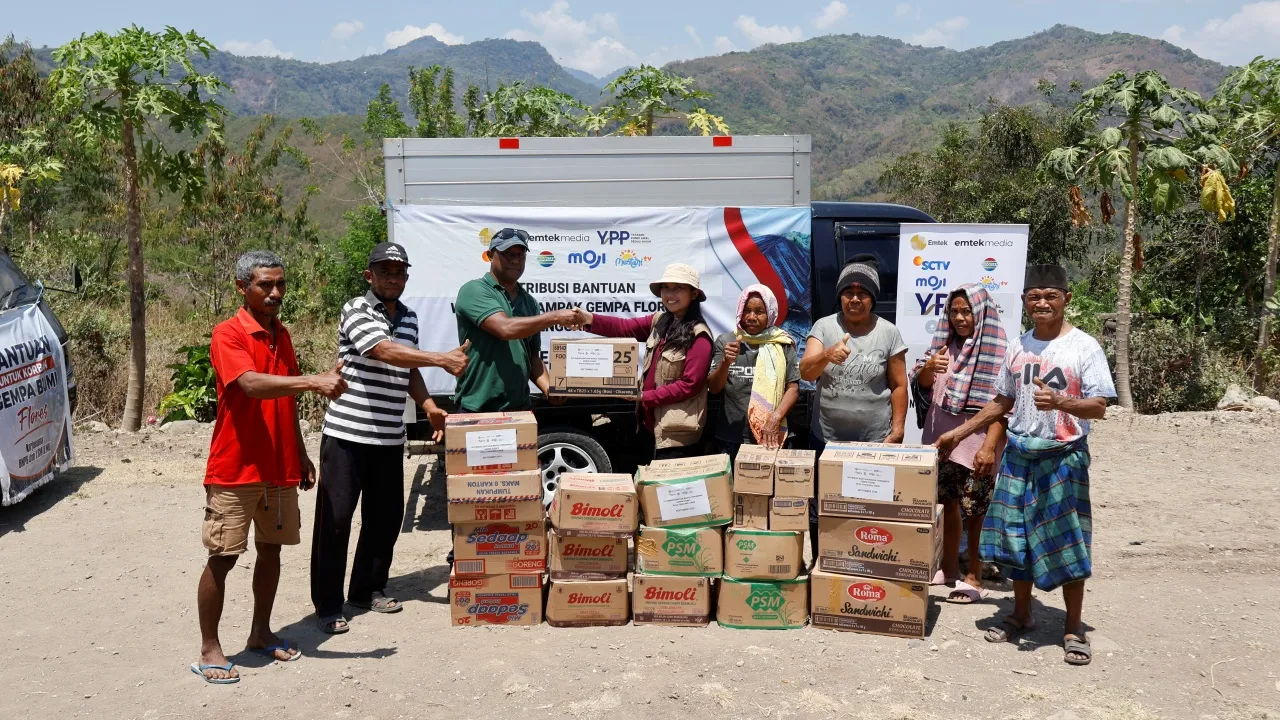YPP Emtek Bantu Warga Flores NTT Usai Gempa, Pengobatan dan LDP