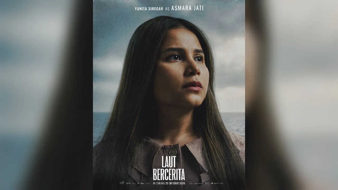 映画『Laut Bercerita』でアスマラを演じるユニタ・シレガルのポスター