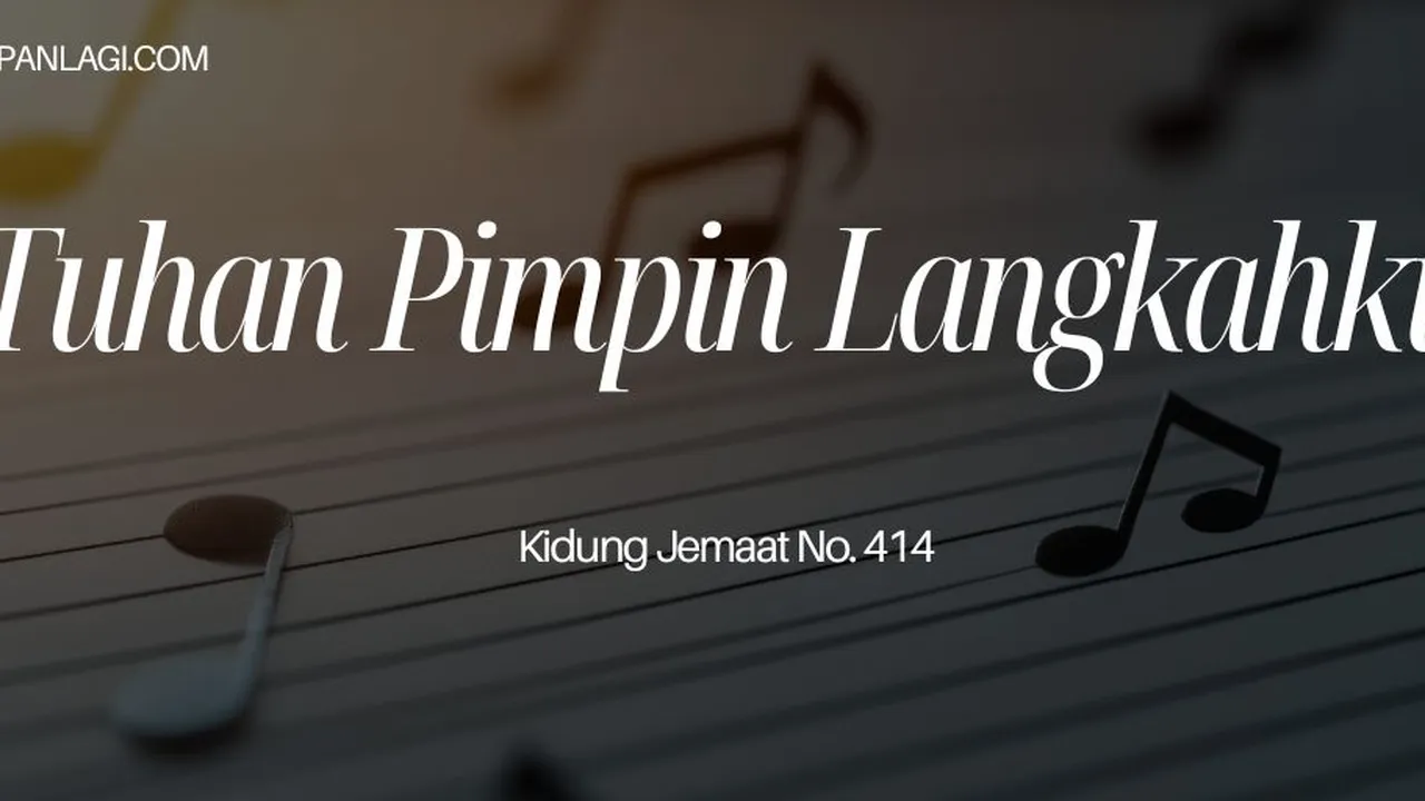 Lirik KJ 414 Yesus PImpin Langkahku