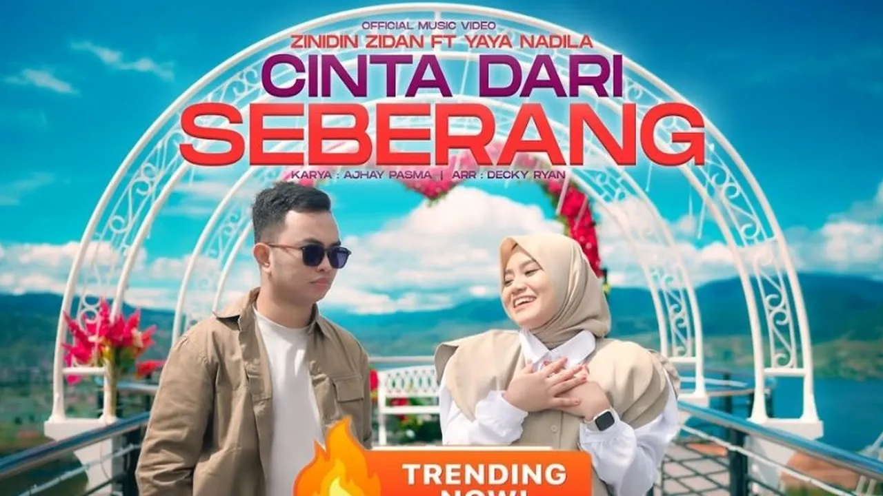 Lirik Cinta Dari Seberang