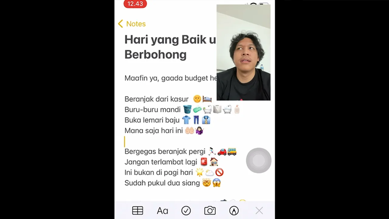 Lirik Hari yang Baik Untuk Berbohong feat. Hindia, dan Rayhan Noor