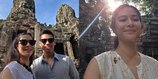 7 Potret Dian Sastrowardoyo Liburan Bareng Suami ke Angkor Wat