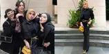 9 Potret Syahrini Nonton Konser Cakra Khan di Singapura, Beri Dukungan untuk Sahabat