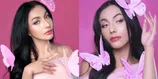 Pemotretan Terbaru Denada dengan Tema Queen Pink Butterfly