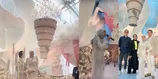 Pesta Mewah Ultah Syahrini ke-45 di Jakarta, Digelar di Penthouse - Cake Chandelier Raksasa