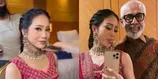 Potret Cantik Bunga Zainal Jadi 'Boneka India' di Resepsi Pernikahan Keponakan
