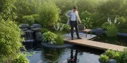 7 Desain Kolam Koi Low Maintenance yang Tetap Jernih dan Sedap Dipandang