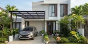 8 Desain Carport Rumah Kecil untuk Satu Mobil, Bikin Fasad Tetap Estetik dan Lega