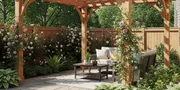 8 Inspirasi Pergola Kayu untuk Halaman Belakang agar Area Outdoor Lebih Nyaman