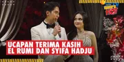 Bahagia, El Rumi dan Syifa Hadju Ucapkan Terima Kasih Pada Semua Tamu Undangan