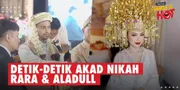 Detik-Detik Akad Nikah Lady Rara & Aladull Digelar Di Prabumulih, Ini Mahar Spesialnya
