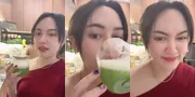 Detik-Detik Happy Asmara Saat Minum Jus Pare, Ekspresinya Sudah Menjawab Rasa Penasaran
