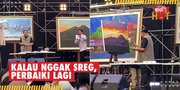 Dipandu Vincent Desta di Gelaran Pestapora, Pak SBY Tunjukkan Kemampuannya Dalam Seni Lukis