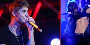 [Foto] Konser Tahun Baru, Justin Bieber Pamer Perut