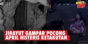 Jirayut Nekat Gampar Pocong Di Bis Hantu 'Tiba-Tiba Setan' - April Jatuh Sampai Nangis Histeris