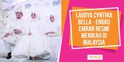 Kumpulan Foto Pernikahan Laudya Cynthia Bella - Engku Emran, Serba Putih