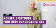 Lesti Konser 5 Oktober, Para Fans Beri Dukungan di CFD